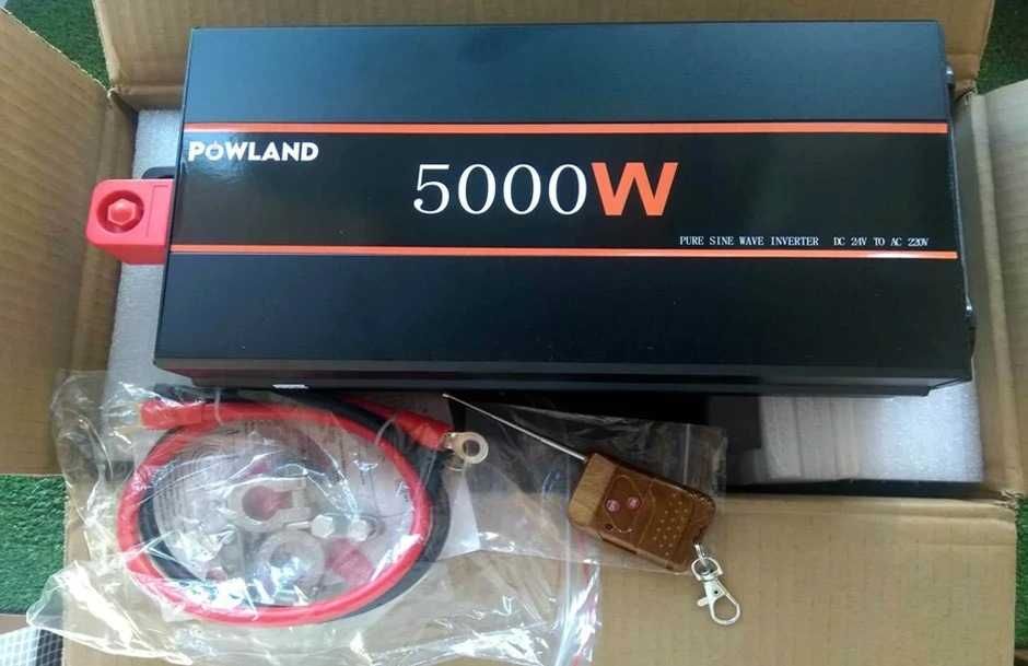 Inversor de corrente 5000w 24v onda pura USB