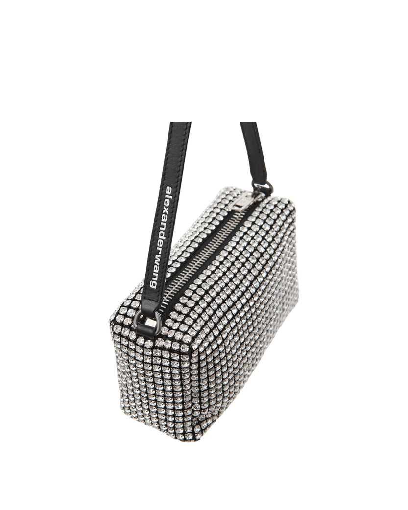 Сумка Alexander Wang Wangloc Heiress Rhinestone Pouch