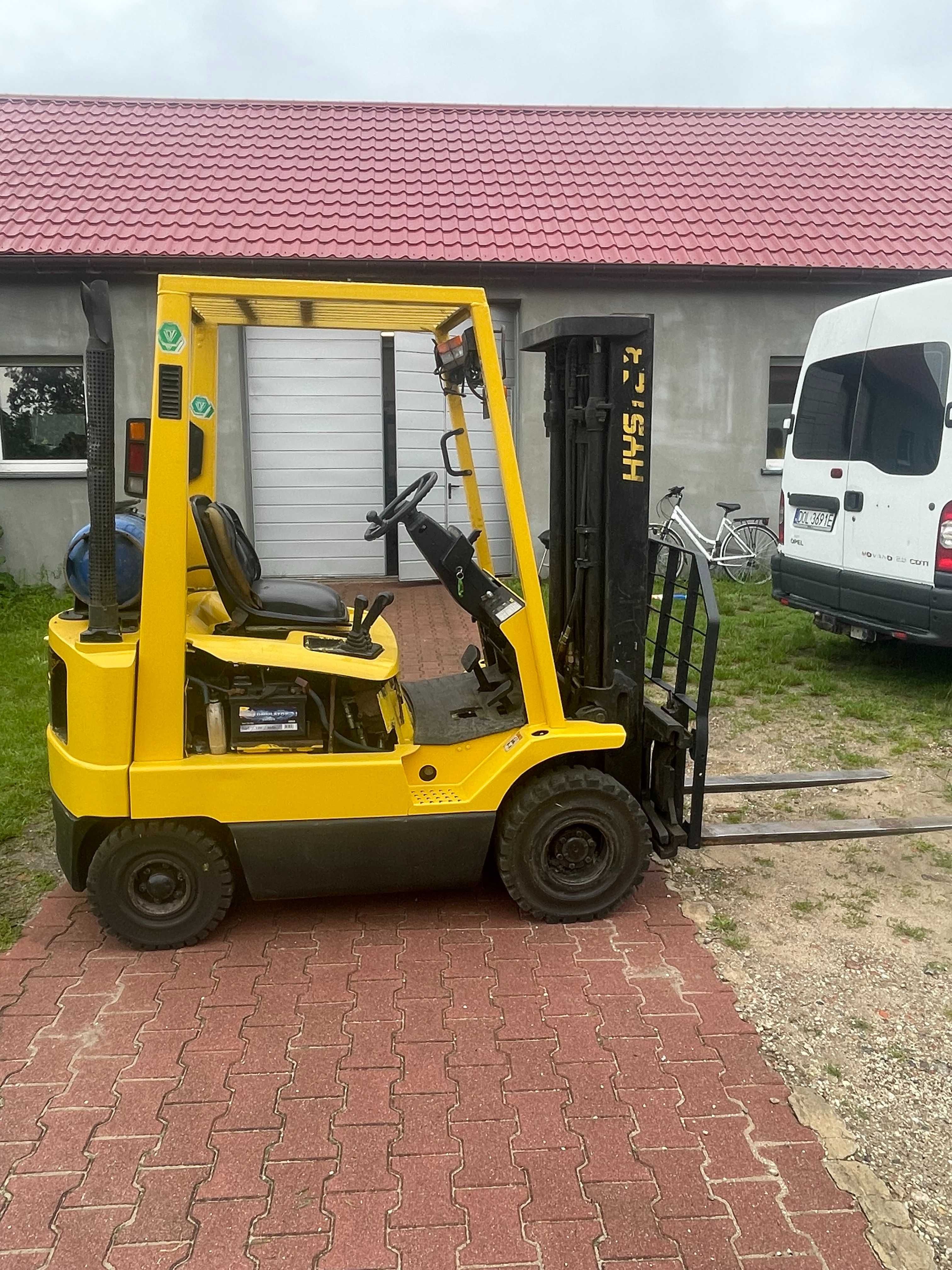 Wózek widłowy HYSTER H1.50 XM TRIPLEX LPG Przesuw boczny