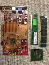 MSI nVidia GeForce Ti4200-8X Ti 4200 SE  Ram 2 gb komputer w calosci