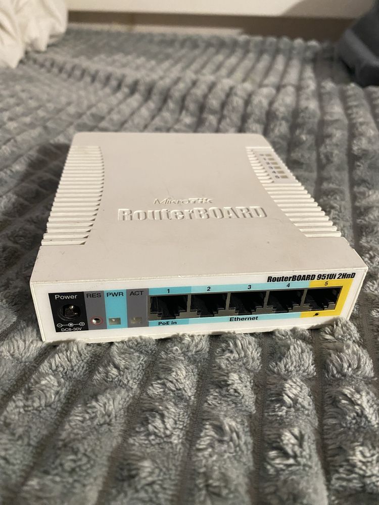 MikroTik RB951Ui-2HnD з блоком живлення