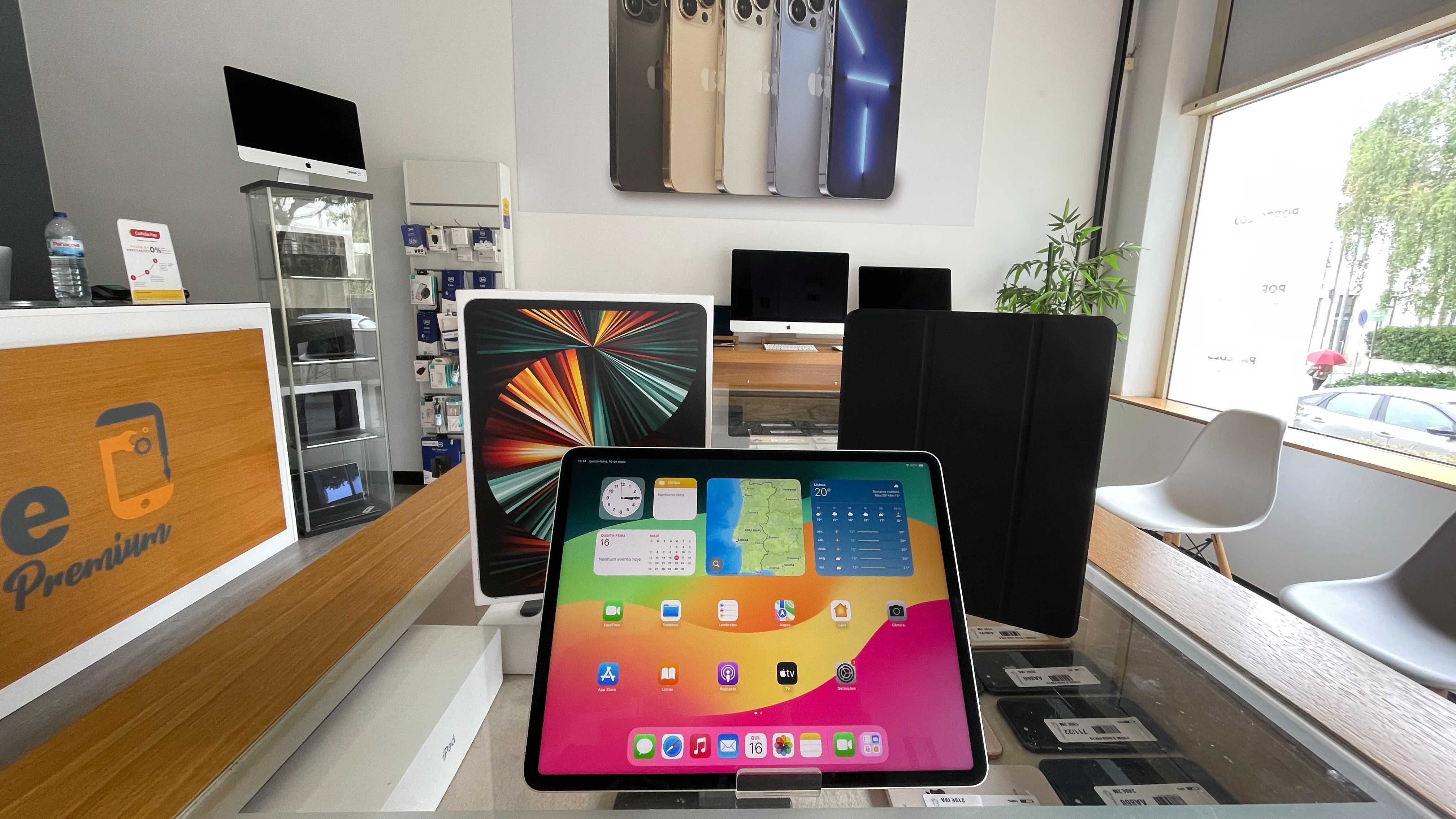 Ipad Pro 12.9"  M1 5ª Geração 128Gb Silver * Como novo