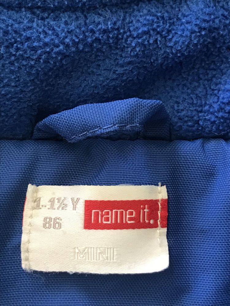 Синій зимовий комбінезон фірми Name it, 86 розмір (на 1-1.5 роки)