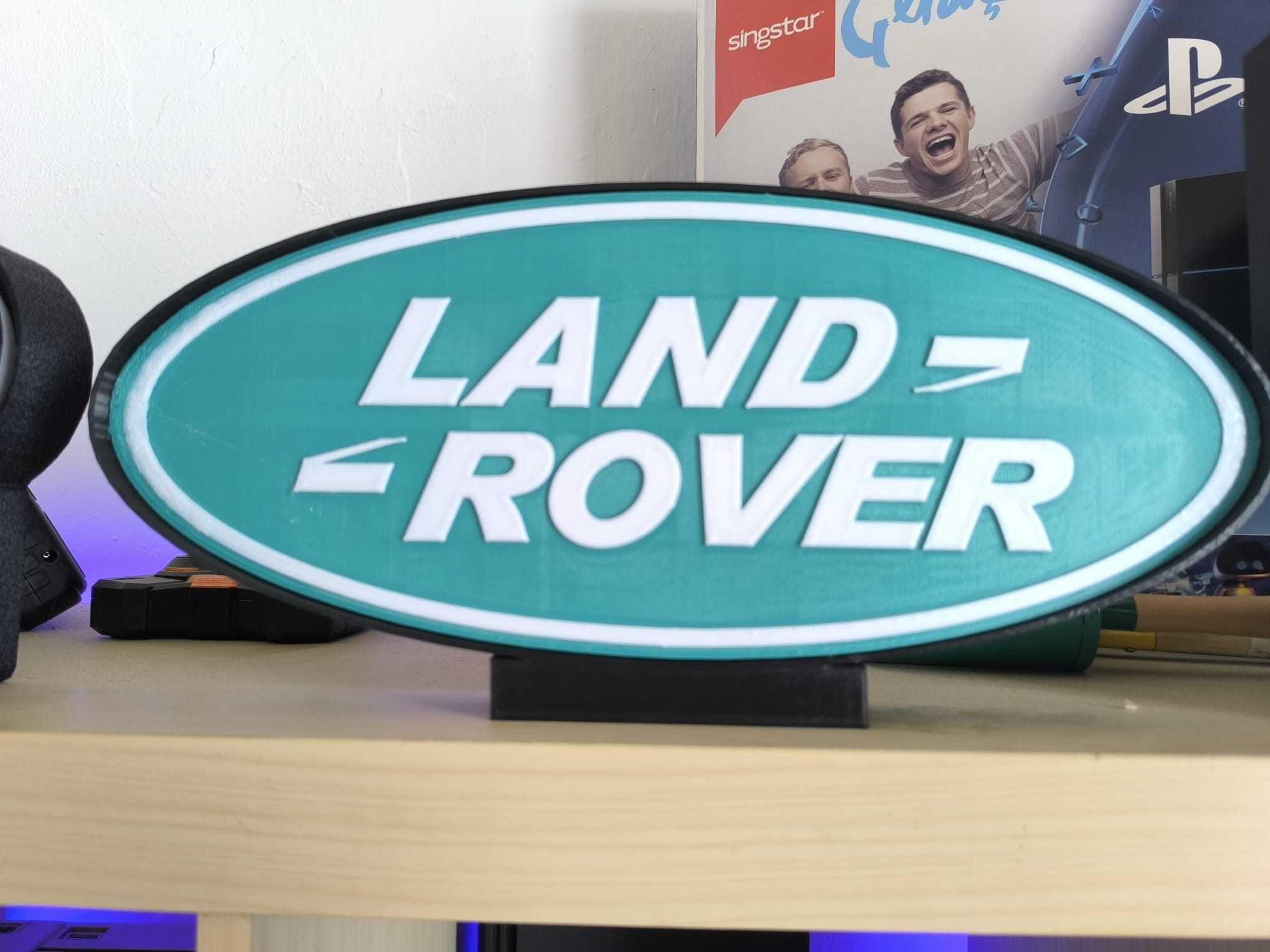 Luminária/Lightbox Land Rover com 40cm