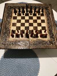 Wyjątkowy zestaw szachowy/ backgammon