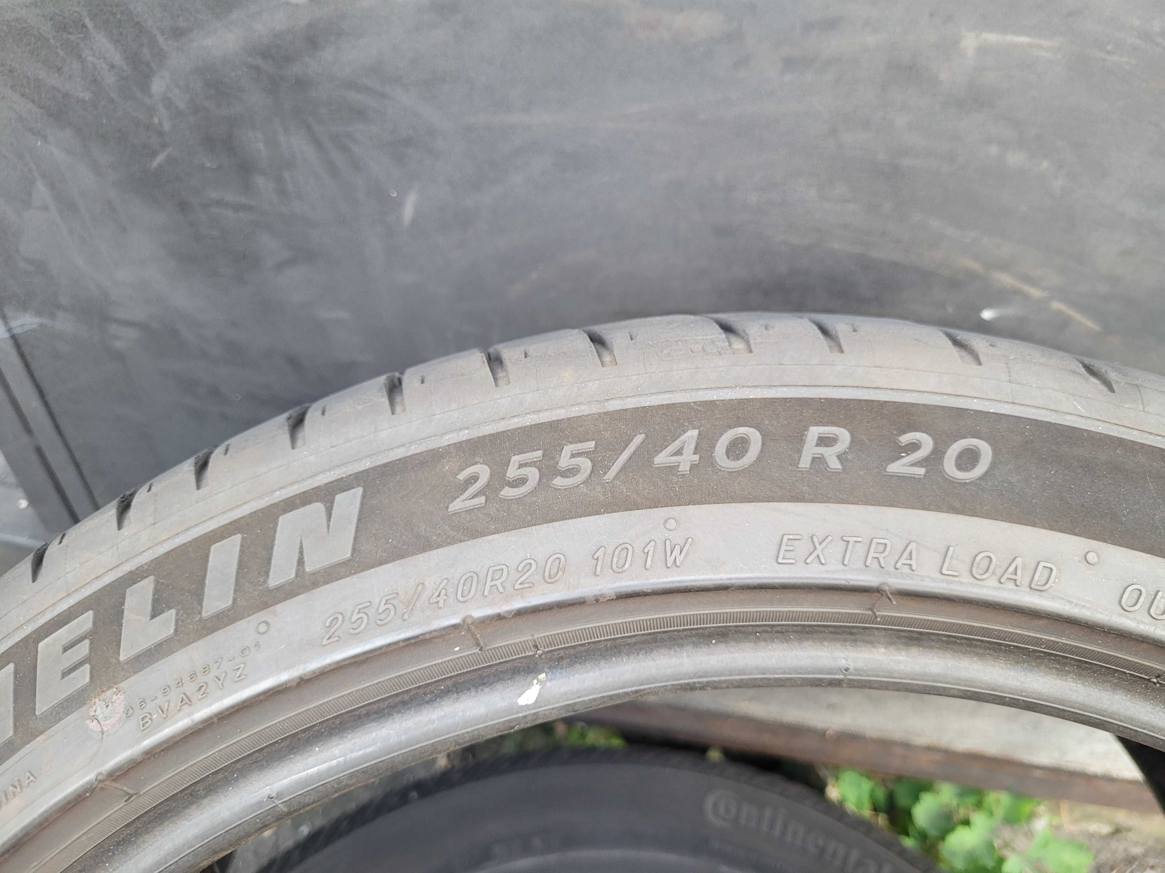 255/40/20 Michelin Pilot Sport EV T0 TESLA  5,5mm 2022r 4szt