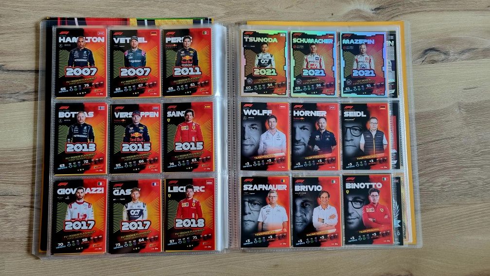 F1 - F1 Topps Turbo Attax 2021 - Kompletny Album 1-254 + Limitowane