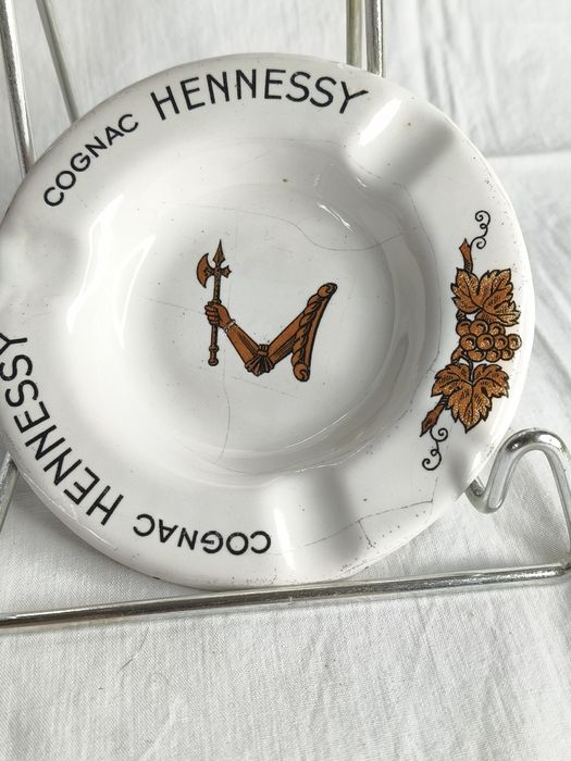 Stara reklamowa popielniczka cognac hennessy 21