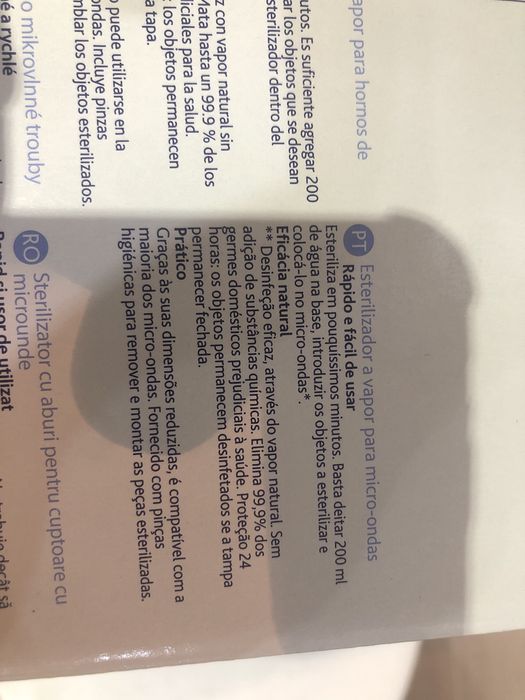 Esterilizador para Microondas Chicco