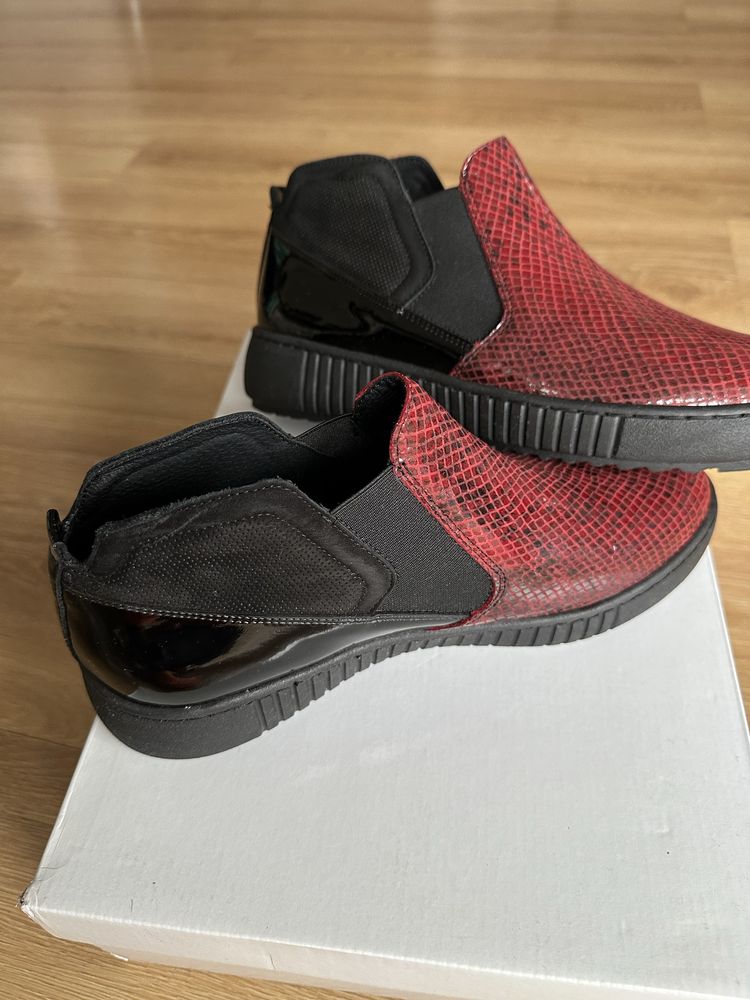 Sergio Bardi Botki 25cm 40 1-2 razy założone damskie kupione Modivo