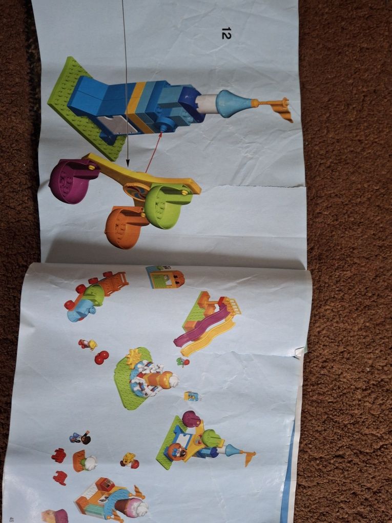 Lego duplo wesołe miasteczko duży zestaw