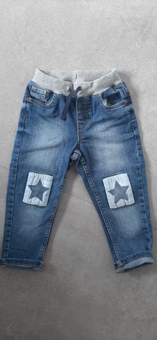 Jeansy joggersy H&M 86 IDEAŁ