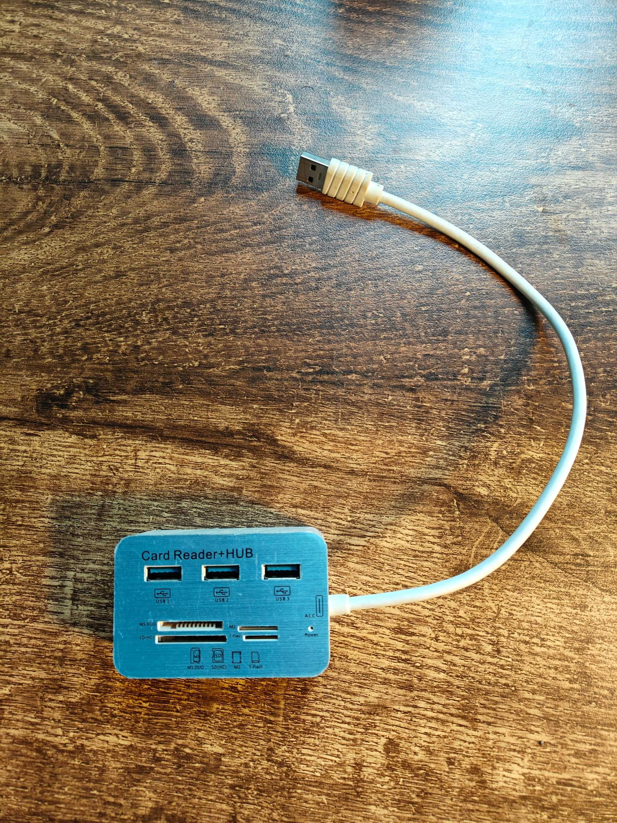 Leitor de cartões + USB Hub