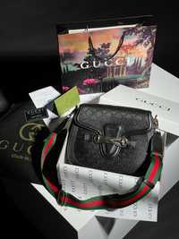 Torebka Gucci total black Web