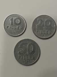 Zestaw 3 monet Węgry - 10, 20, 50 Filler