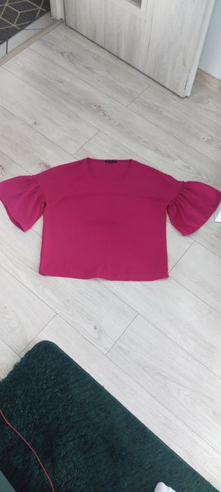 Stradivarius bluzka damska amarant S 36