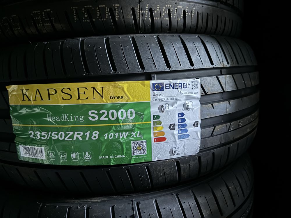 РОЗПРОДАЖ ЛІТНІХ ШИН! Нові 4 шт. 235/50 R18 Kapsen S2000