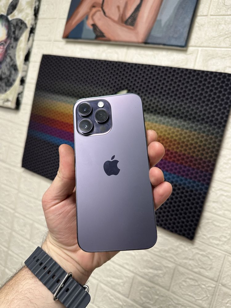 Продам на запчасти донор apple iPhone 14 pro max deep purple