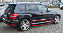 Estribos originais (embaladeiras) Mercedes Glk 2009