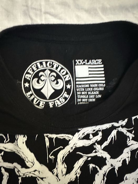 Лонгслив affliction rap sk8 archive tapout jnco y2k