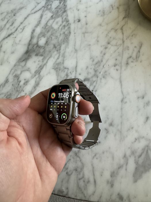 iwatch ultra bracelete titânio