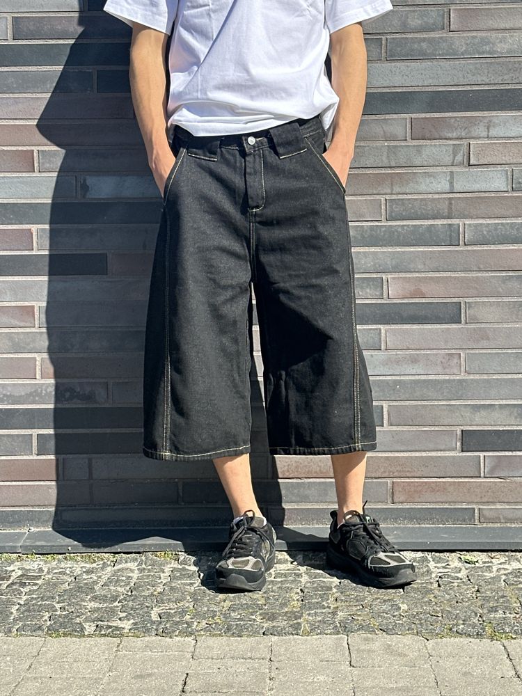 Широкі джинсові шорти, бегги, baggy jeans shorts