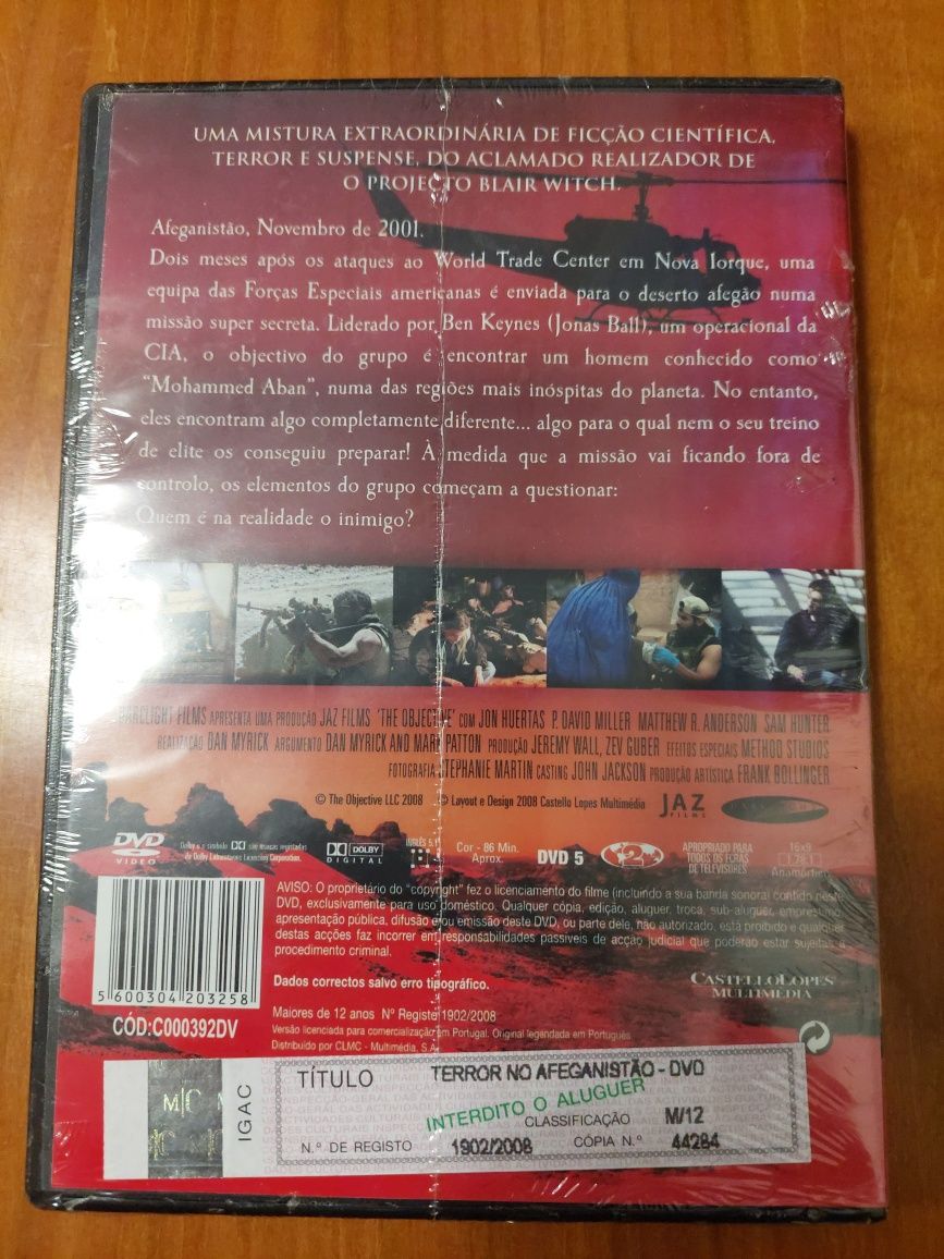 Dvd - Terror no Afeganistão NOVO SELADO