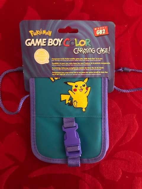 Pokémon Gameboy Color Bolsa Pikachu Modelo GB2 Nintendo NOVA Várias