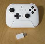 Kontroler 8BitDo Ultimate 2.4G Wireless Hall Effect Biały Bluetooth