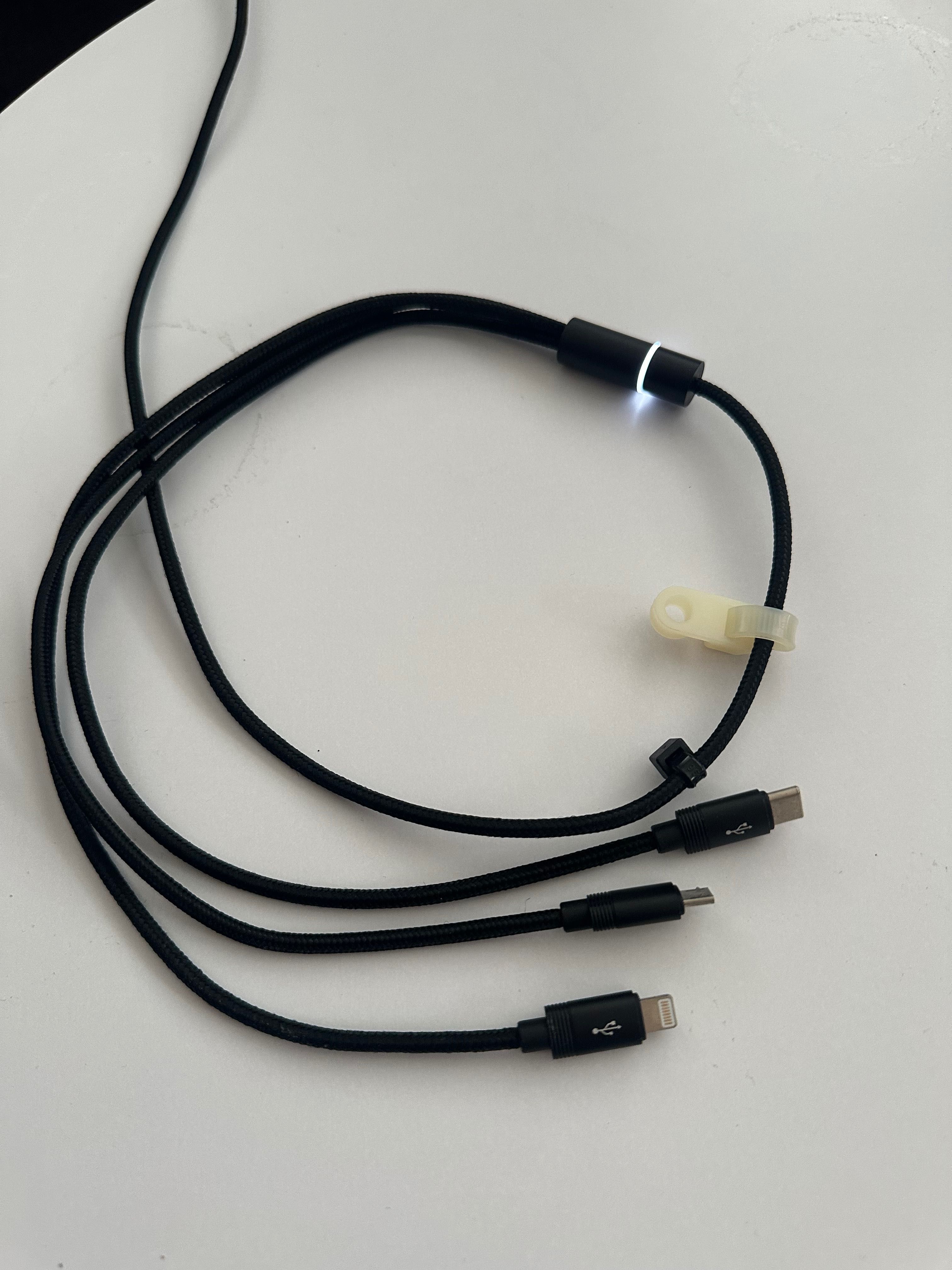 Ładowarki do Telefonu 3 w 1 USB-C, Iphone i Micro USB