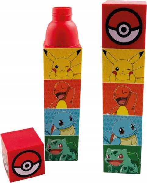 Bidon POKEMON 650ML Butelka STARTERY Z KANTO /Pikachu Nowy Poznań