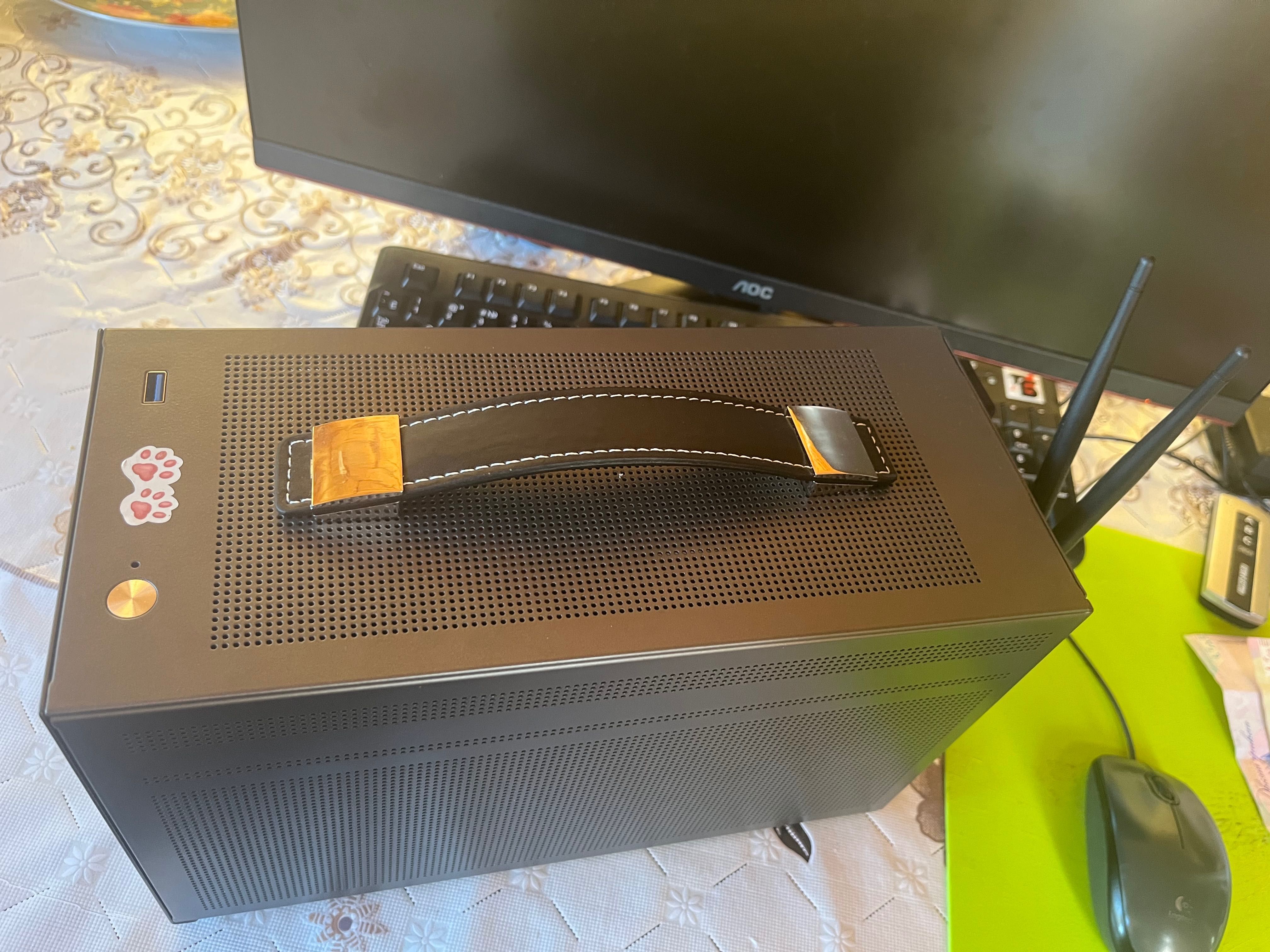 Міні ігровий Компютер i5 12400/rtx4060 8gb/32gb ddr4/ssd 500gb/hdd 2tb
