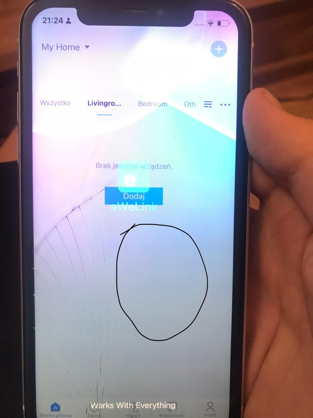 IPhone xr uszkodzony 64gb