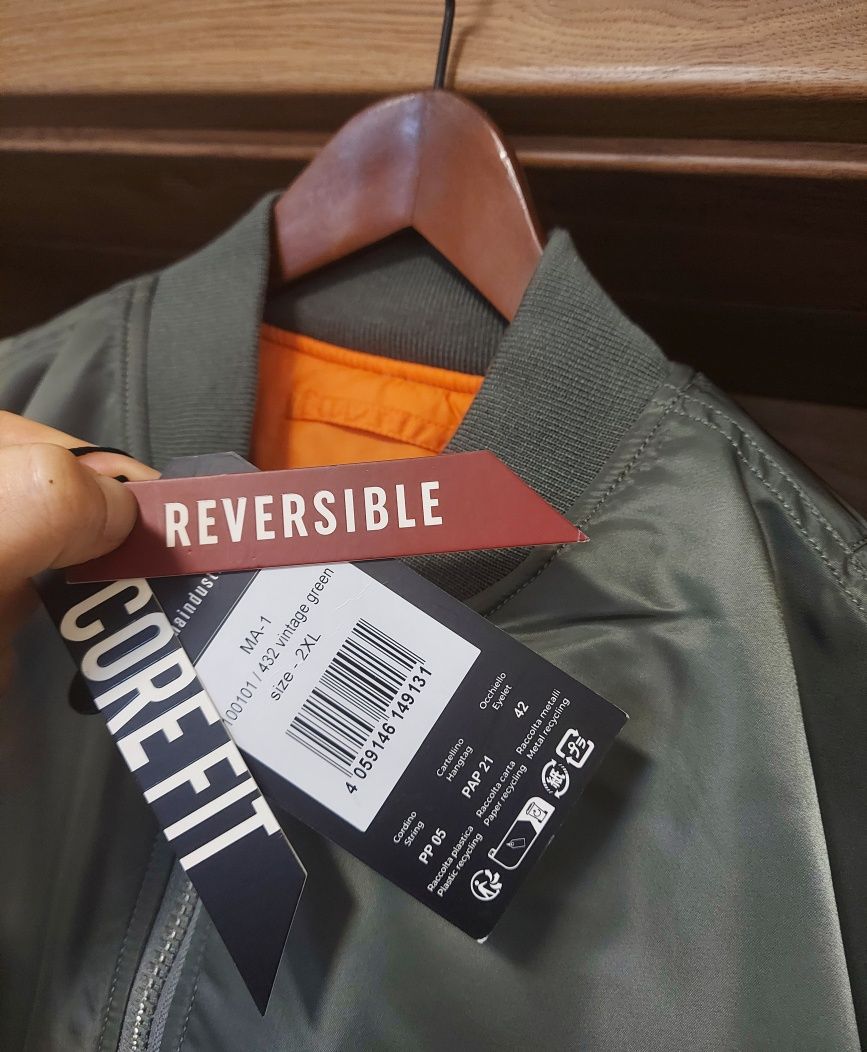 Kurtka bomberka flyers MA-1 Alpha Industries vintage rozmiar XXL