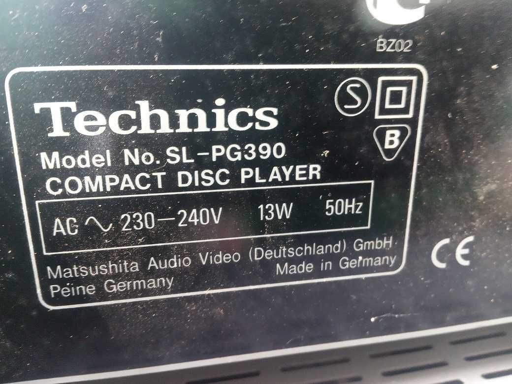 LG - DVD/CD    Technics. Disc player SL-PG390.