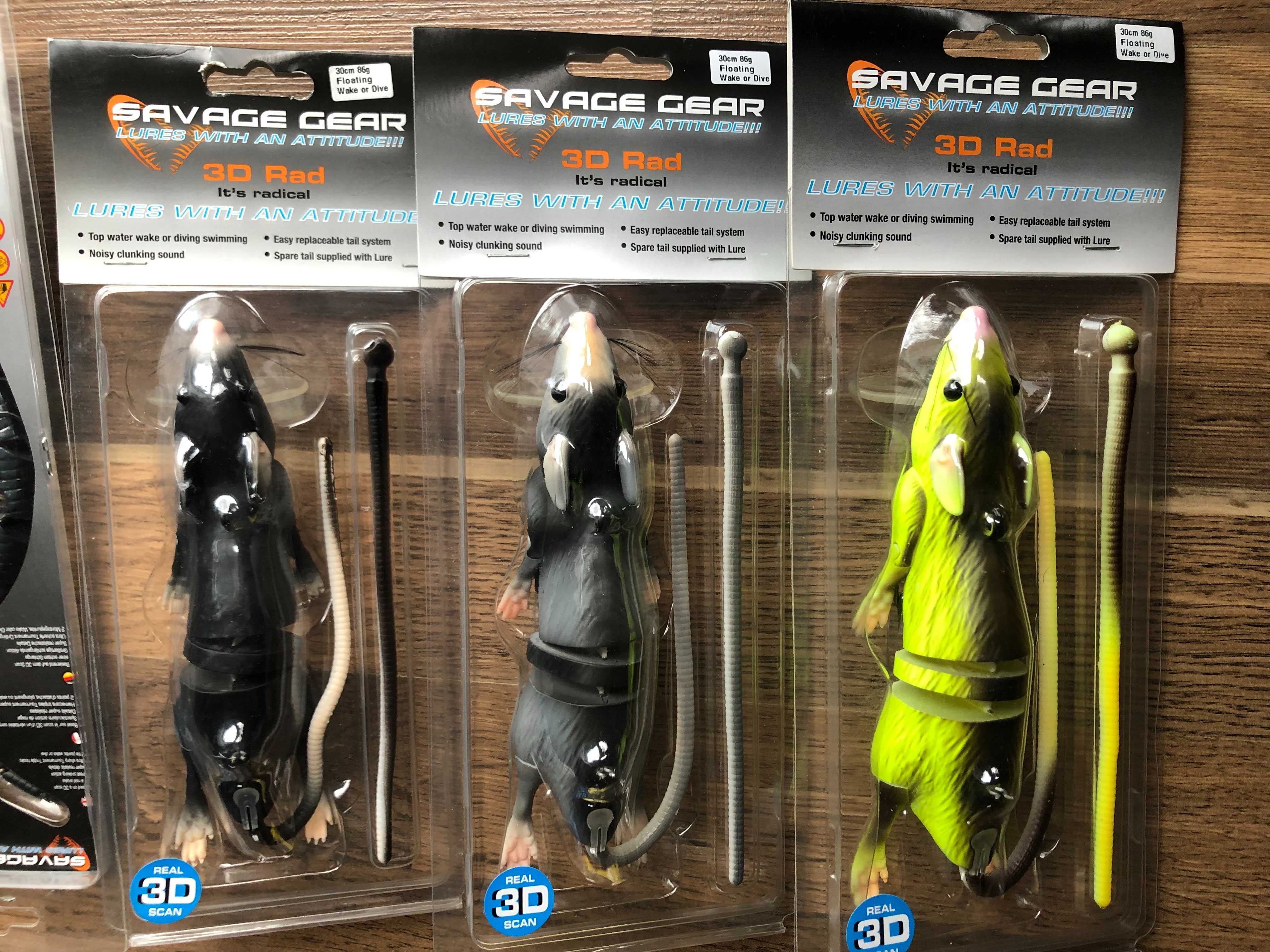 7 szt. Savage Gear 3D Snake Rad zestaw powierzchniowy Szczupak wobler