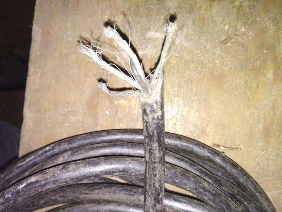 Кабель ВВГ 7х1,5мм, ПВС б/у