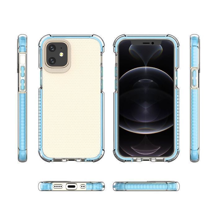 Pancerny Pokrowiec Spring Armor do iPhone 11 Pro Max, Kolor Niebieski