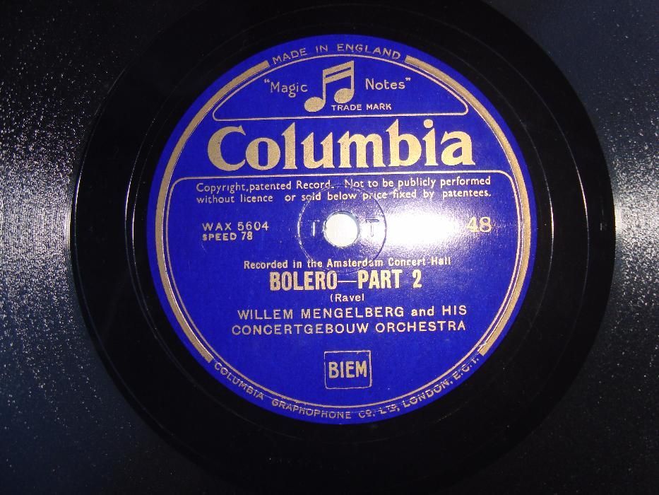 Discos Vinil 78 RPM Grafonola