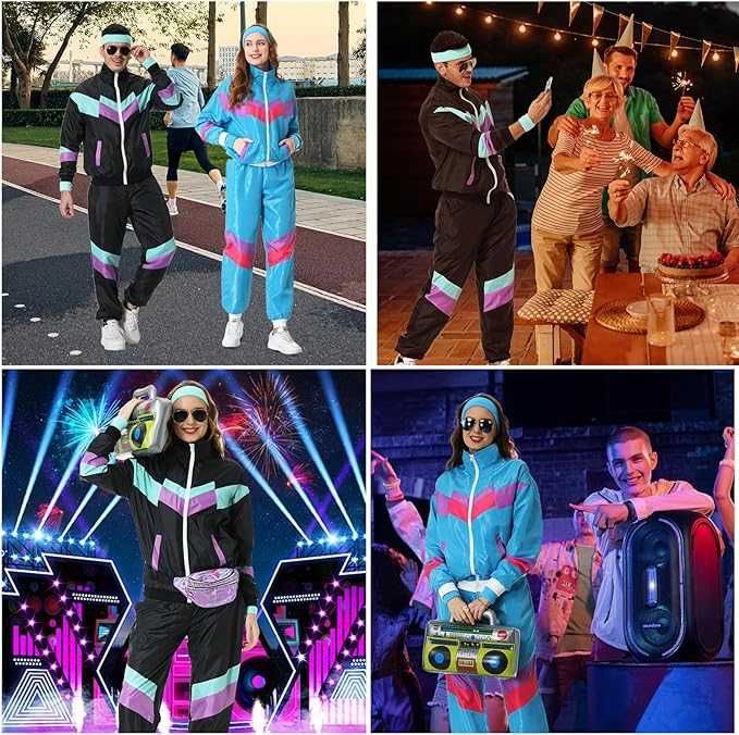 Kostium Dresiarza disco lata 80 90 XL