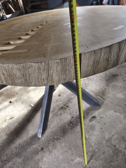 Stół z plastra dębu 110 cm