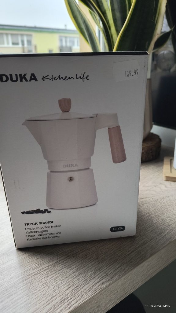 Kawiarka ciśnieniowa Duka