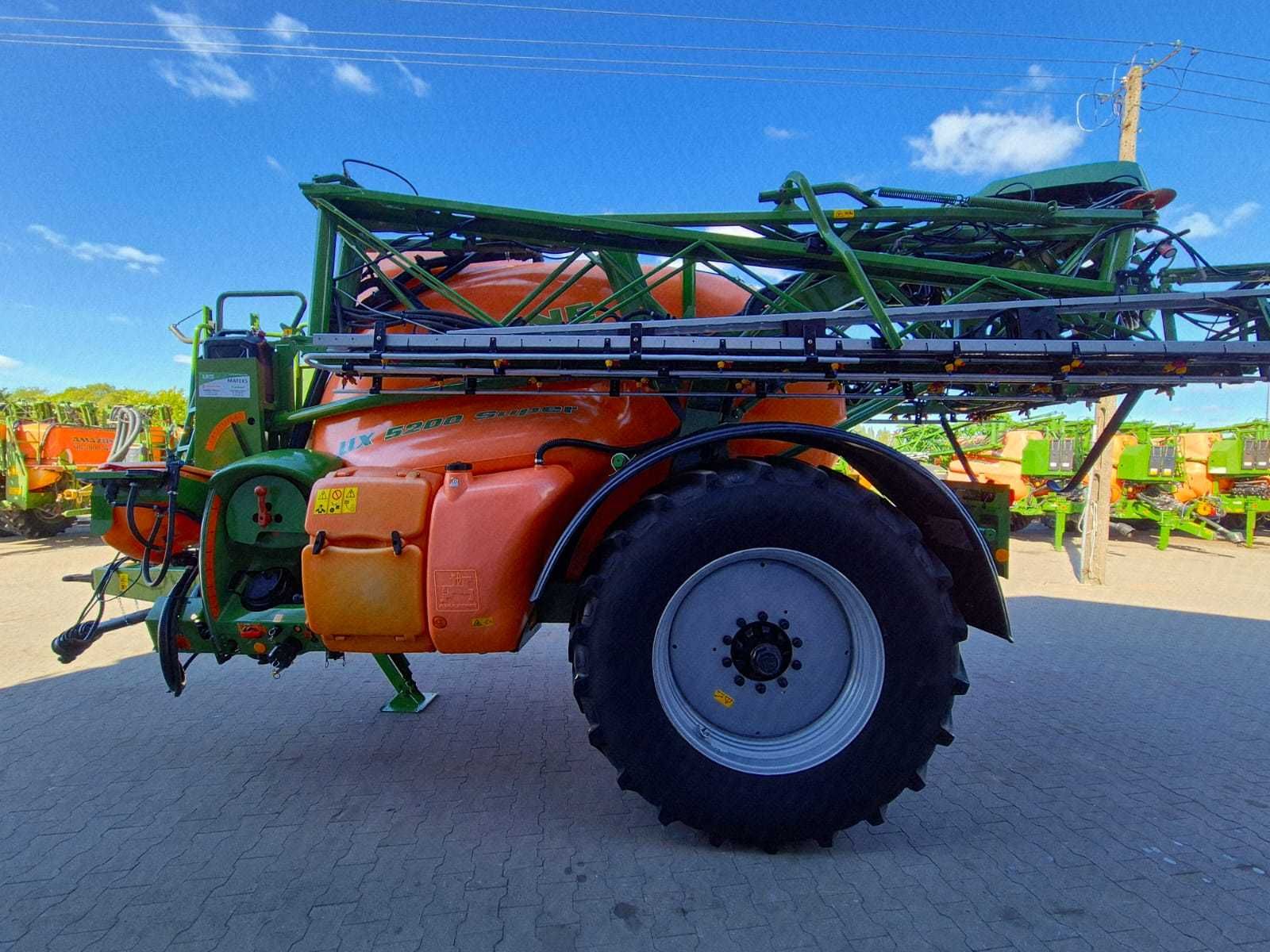 Opryskiwacz Amazone UX 5200 28,27m 2015r GPS Amatron 3 Skrętne Koła DC