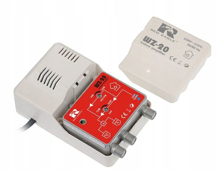 Wzmacniacz/Rozgałęźnik WZ-20 HD RED EAGLE DVB-T