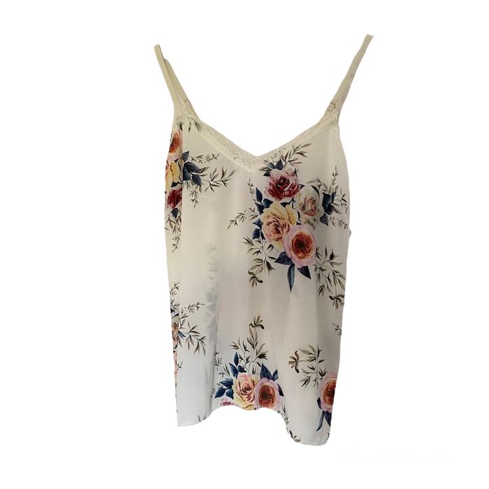 Top floral tam S
