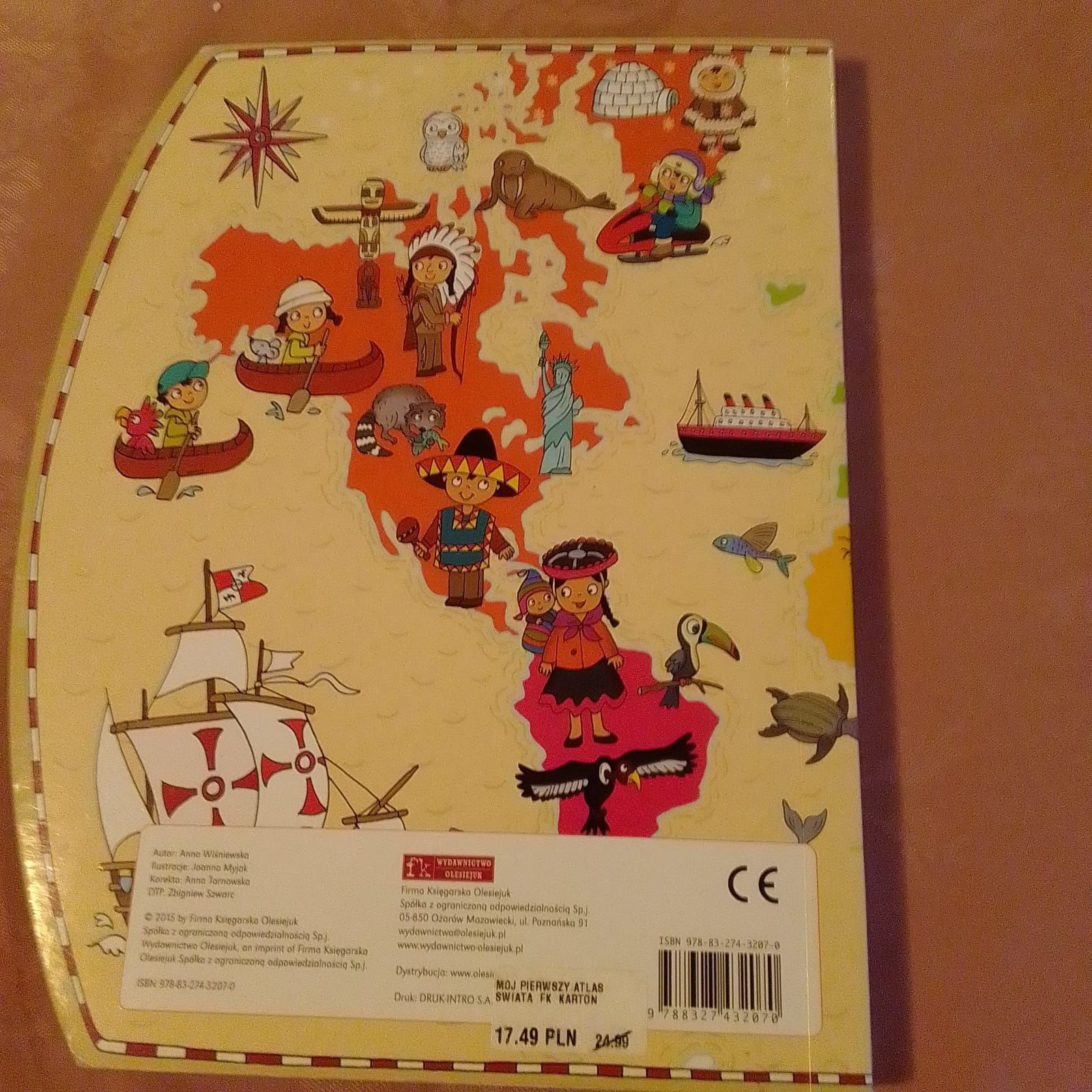 Mój pierwszy atlas świata,  Anna Wiśniewska