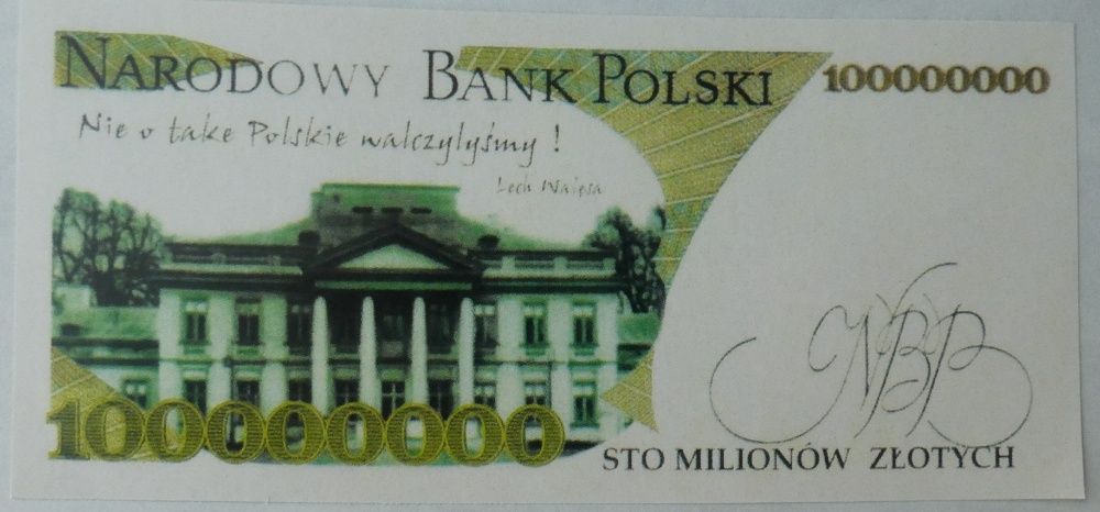 100 milionów złotych 2004 Lech Wałęsa