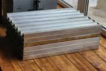 Aluminiowe blachy perforowane do pieczenia bagietek (7 sztuk)