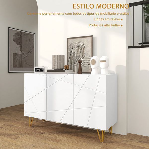 Aparador para Sala - Aparador de Entrada com 3 Portas