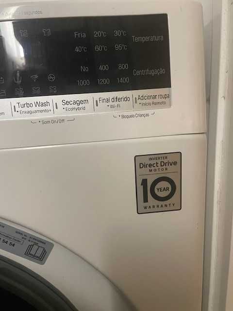 Máquina de lavar e secar LG ThinQ 9/6kg